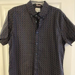 Ben Sherman Mens Short Sleeved Button Up Shirt
